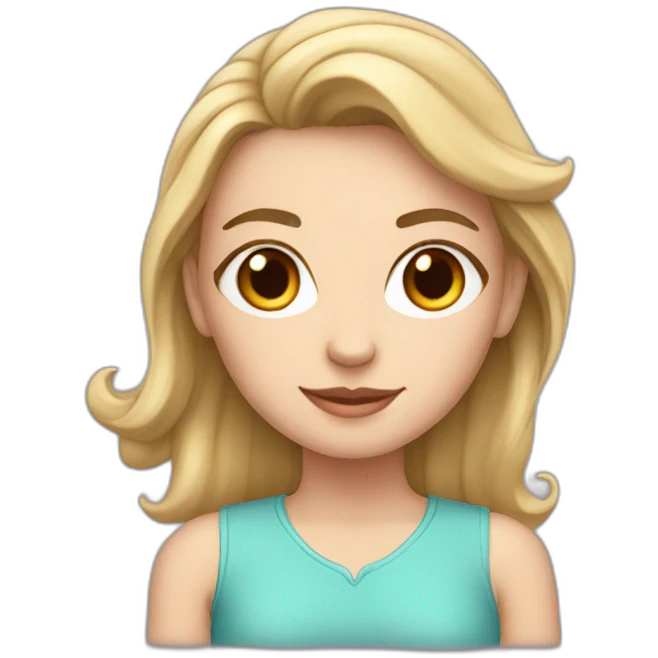 White girl with a name Vera emoji