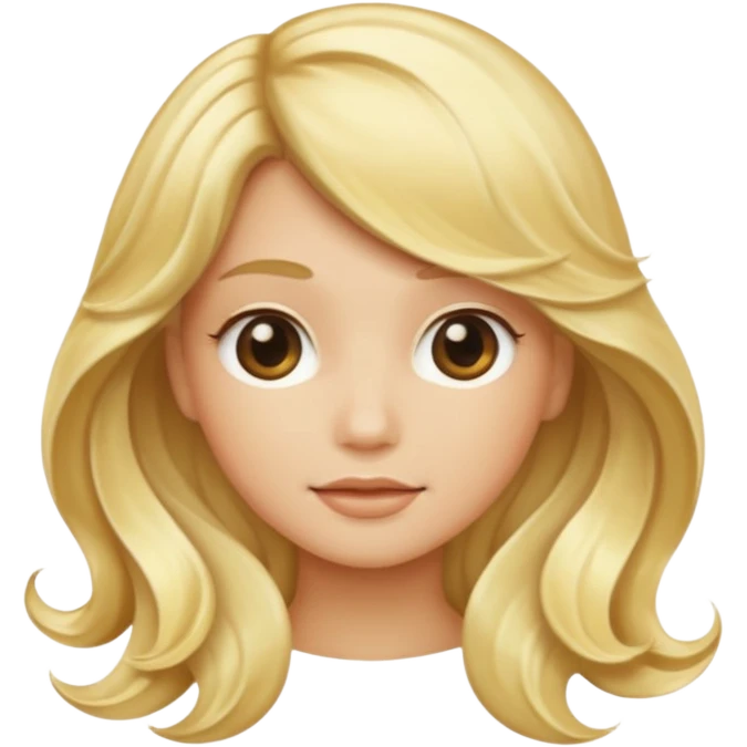 Patch of blonde hair emoji