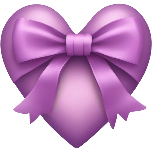 Heart with bow emoji