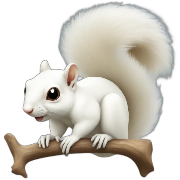 albino squirrel emoji
