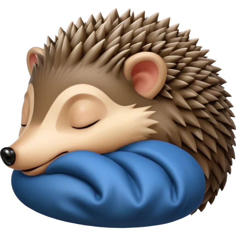 Sleeping Hedgehog emoji