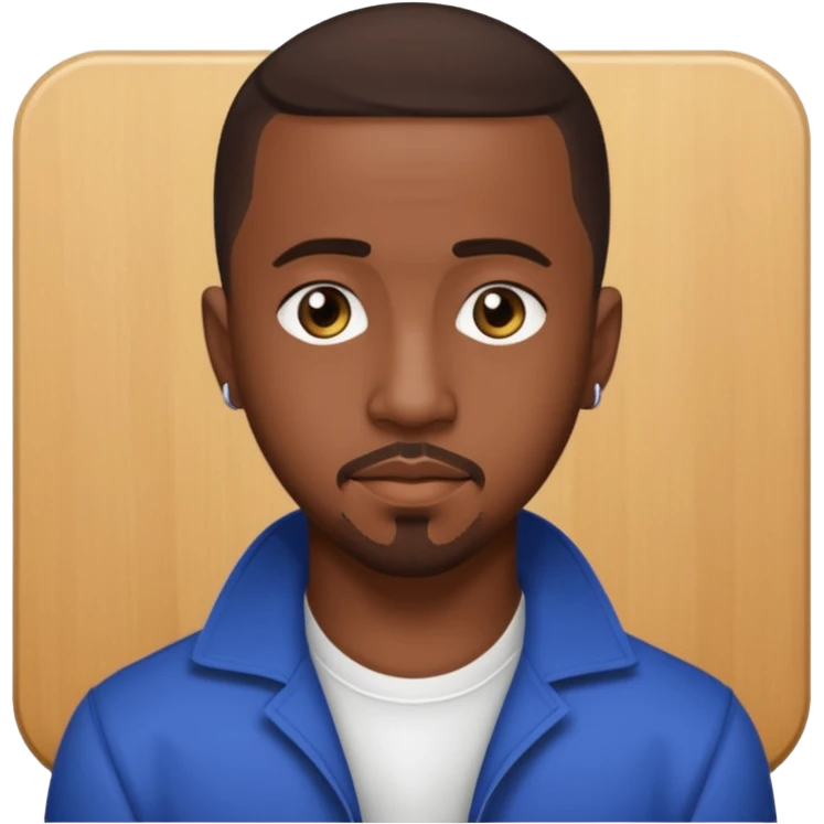 Marques Houston with dark brown hair emoji
