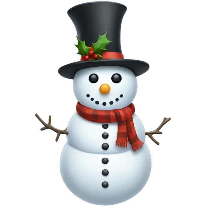 full body christmas hat snowman emoji
