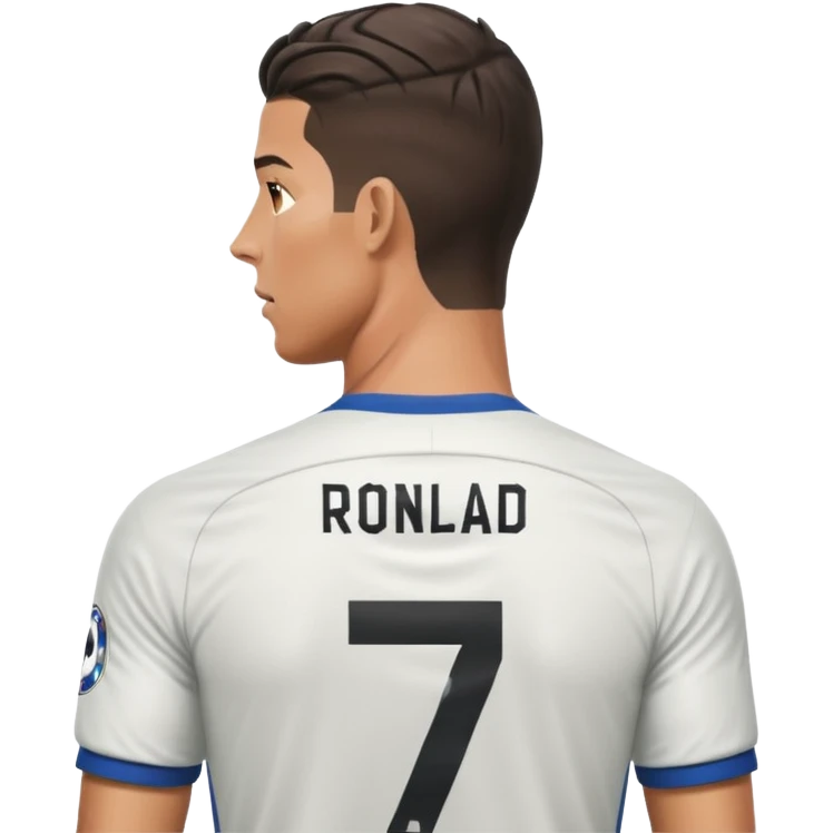 He does Cristiano Ronaldo but with his back to the camera emoji