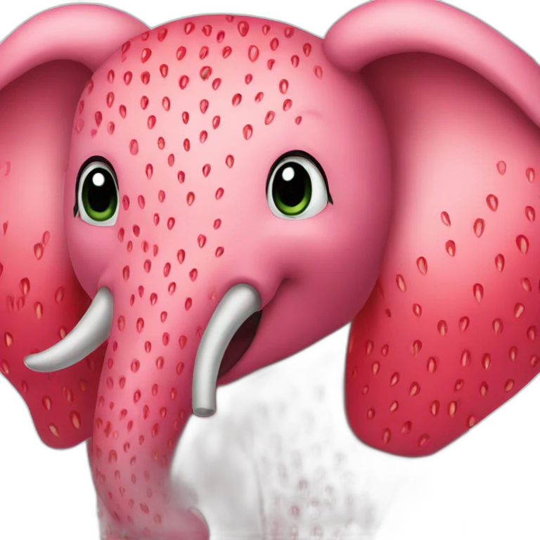 Strawberry_elephant emoji