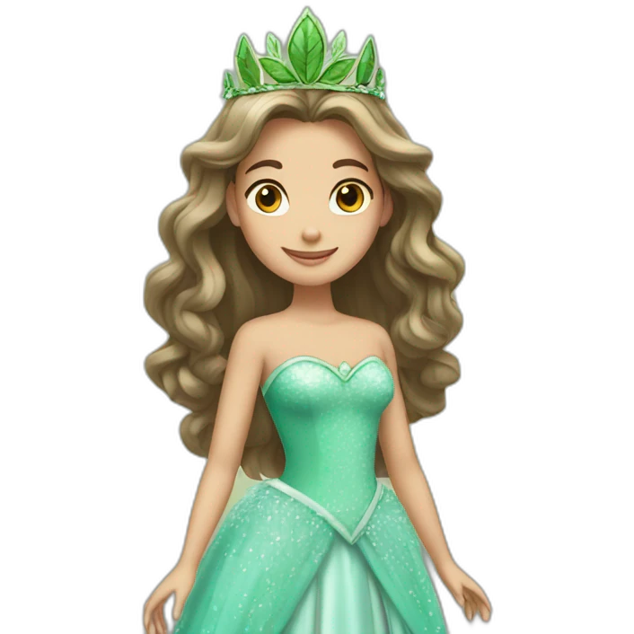 PRINCESS LEAF TIARA emoji