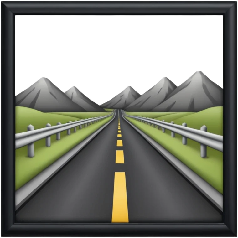 CARRETERA de lado emoji