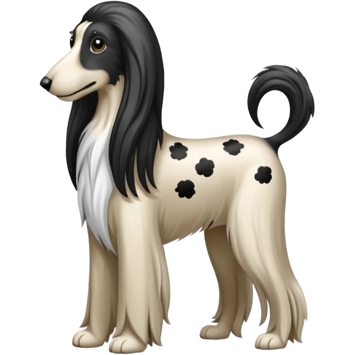 perro afgano emoji