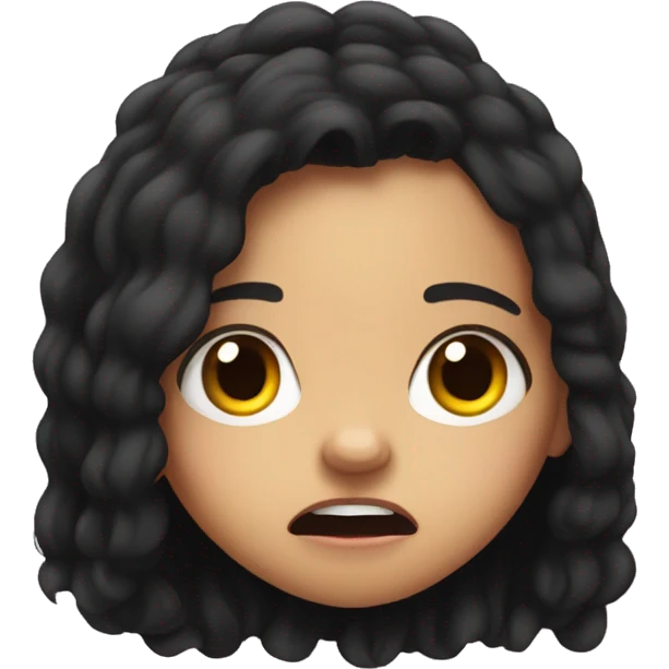 Jenna Ortega scared face emoji