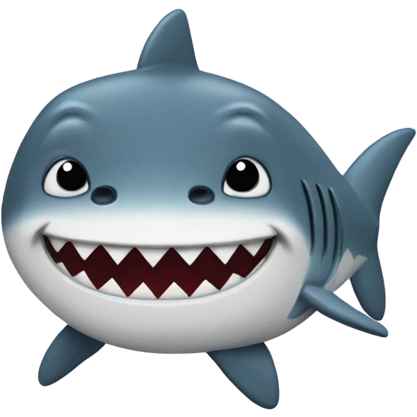 sad shark emoji