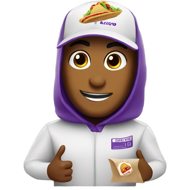 Burrito working at Taco Bell  emoji