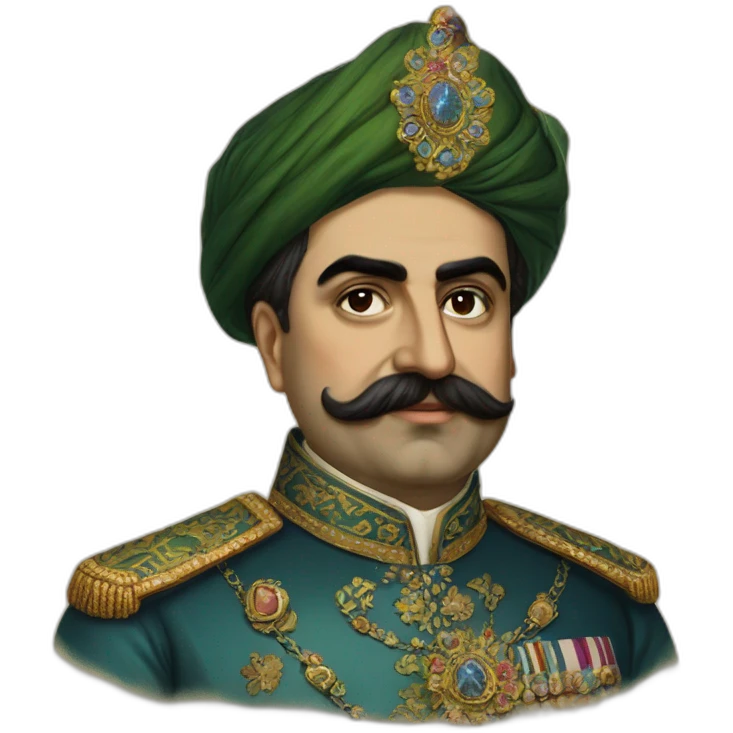 Nasir al-Din Shah Qajar emoji