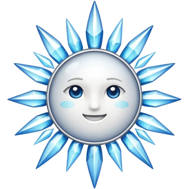 glitter white symbol of health emoji