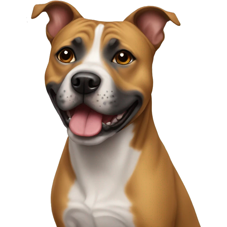 Staffy dog emoji