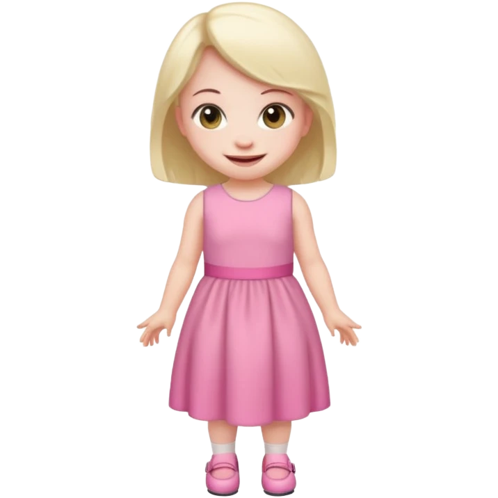 Full body midget girl emoji