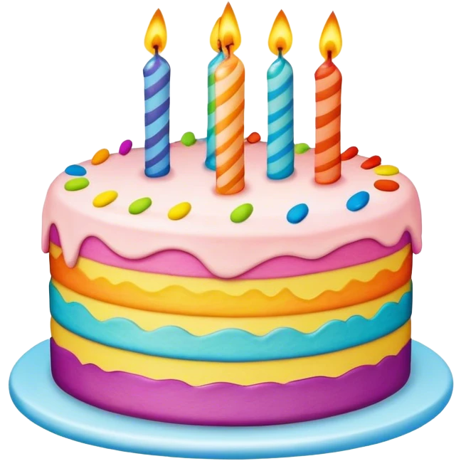 Birthday cake emoji
