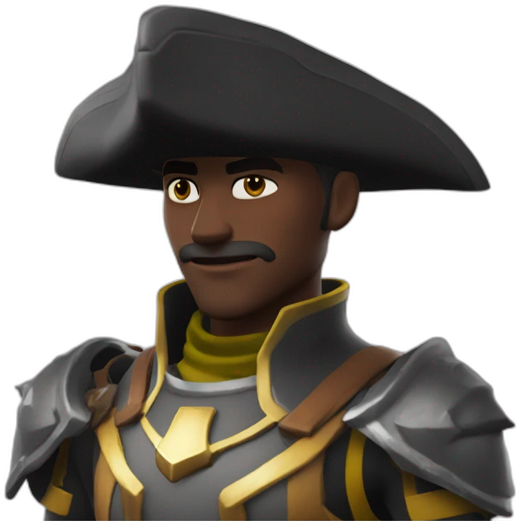 Fortnite-skin chevalier noir emoji