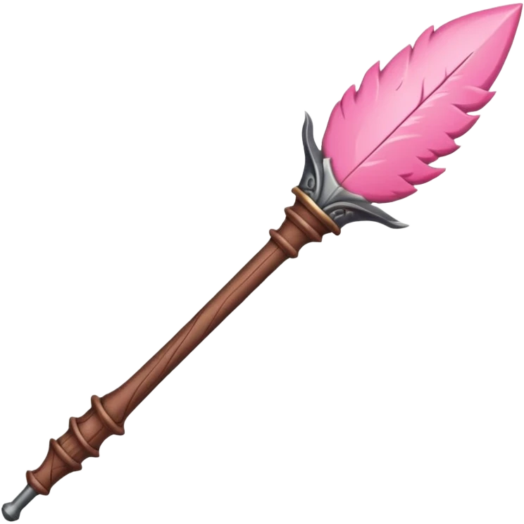 Pink Harry Potter wand emoji