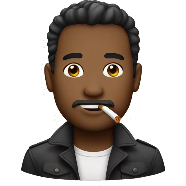 Sigma male with cigarette emoji