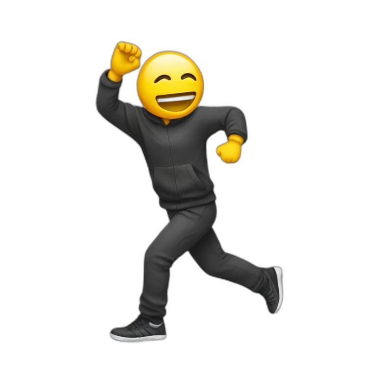 Personne faisant un dab emoji