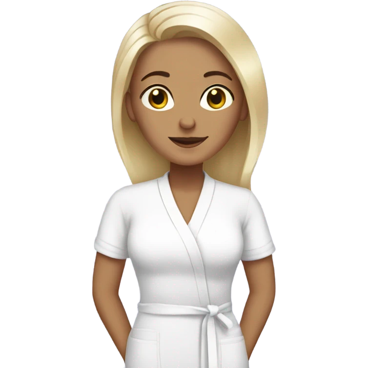 White woman spa emoji