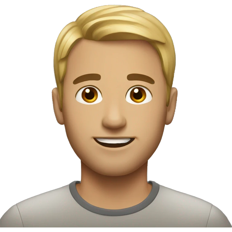 man short hair emoji