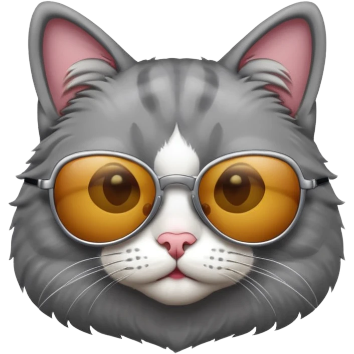 Cat wearing sunglasses emoji