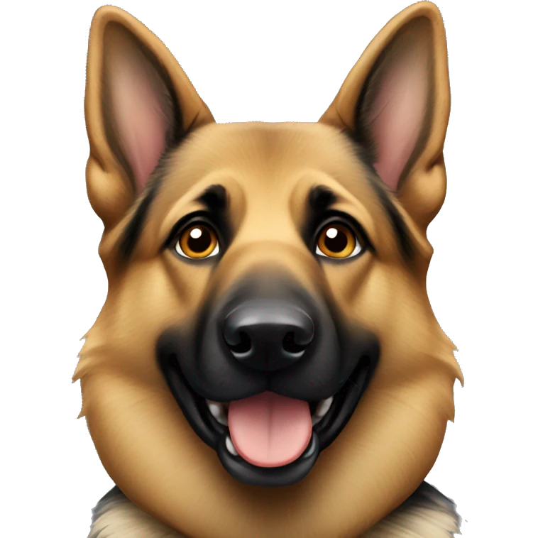 German shepherd  emoji