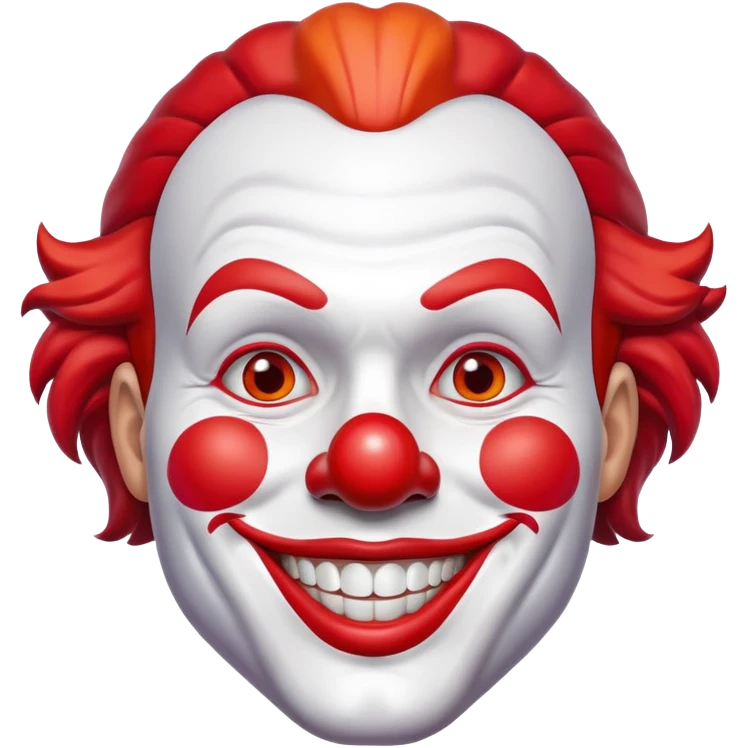 Pete hegseth as a clown emoji