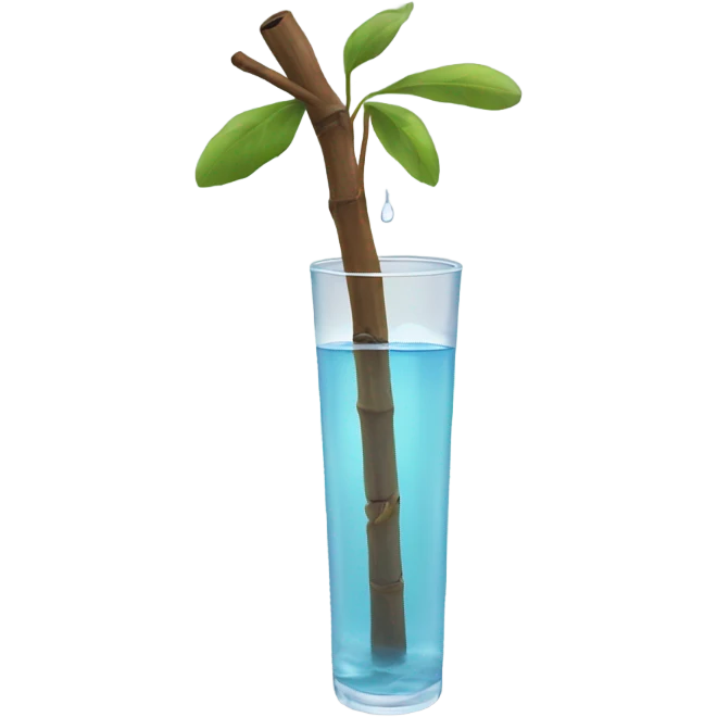 Stick water emoji