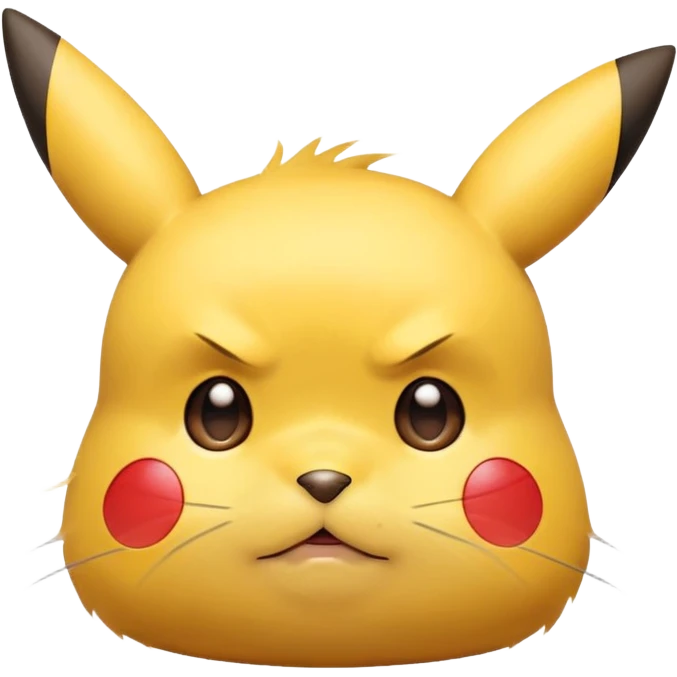 exhausted Pikachu emoji