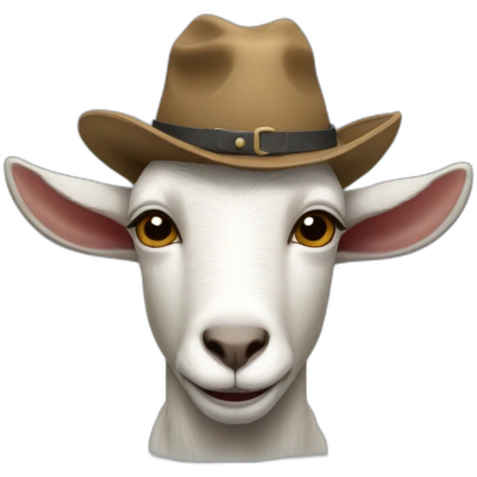 goat w cowyboy hat emoji