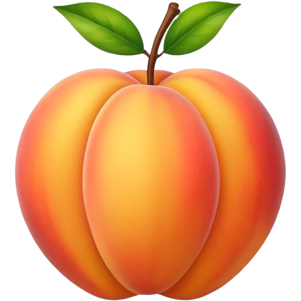 yellow orange peach emoji