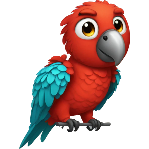 multi talented parrot emoji