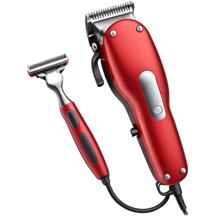 Hair Clipper red emoji