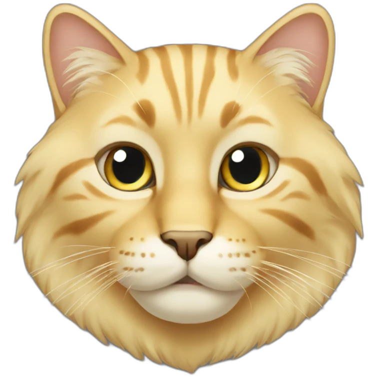 big blond cat emoji