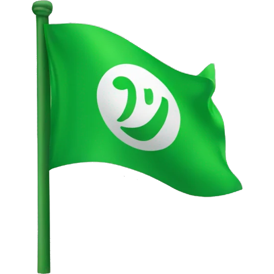 green flag emoji