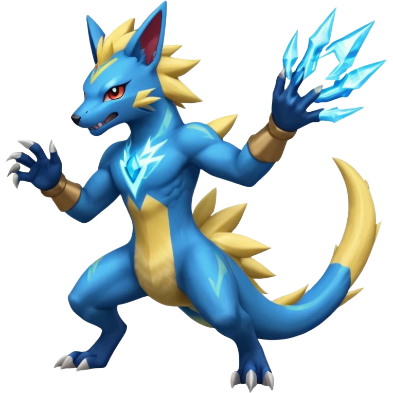 Electrike-Manectric-Zeraora-Salamence-fusion (full body) emoji