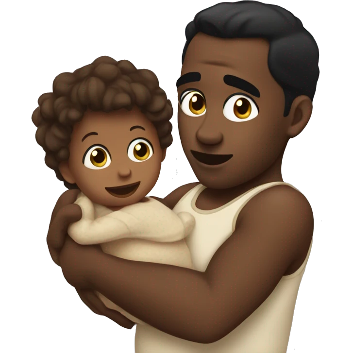 Diddy holding baby oik emoji