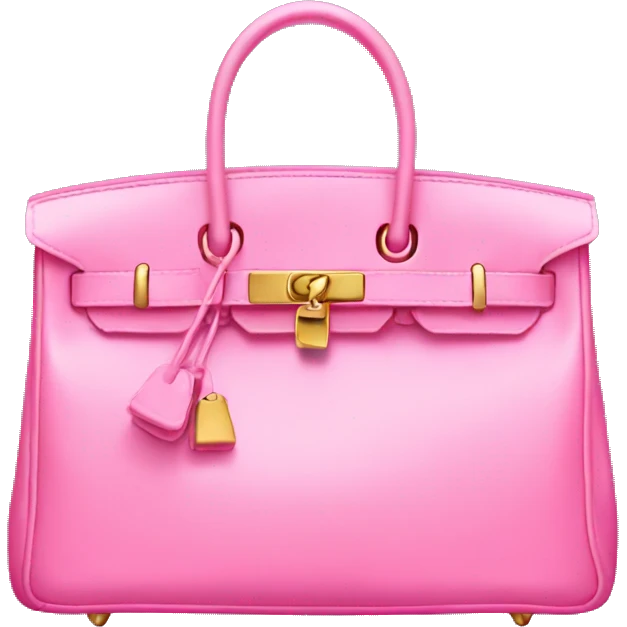 Birkin pink bag emoji