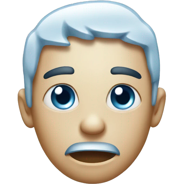 Cold and ice face emoji