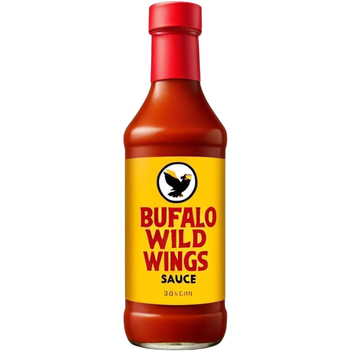 Buffalo Wild Wings sauce brand bottle  emoji