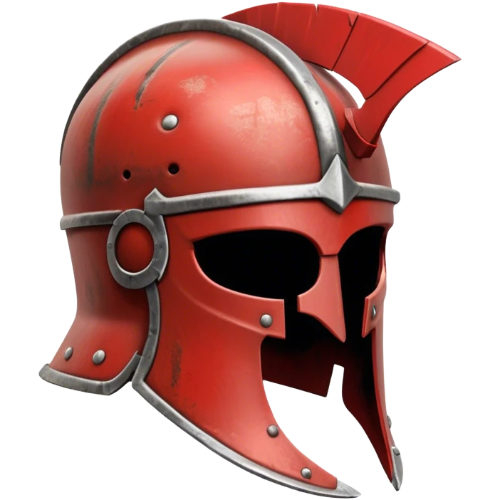 Gladiator Helmet red emoji