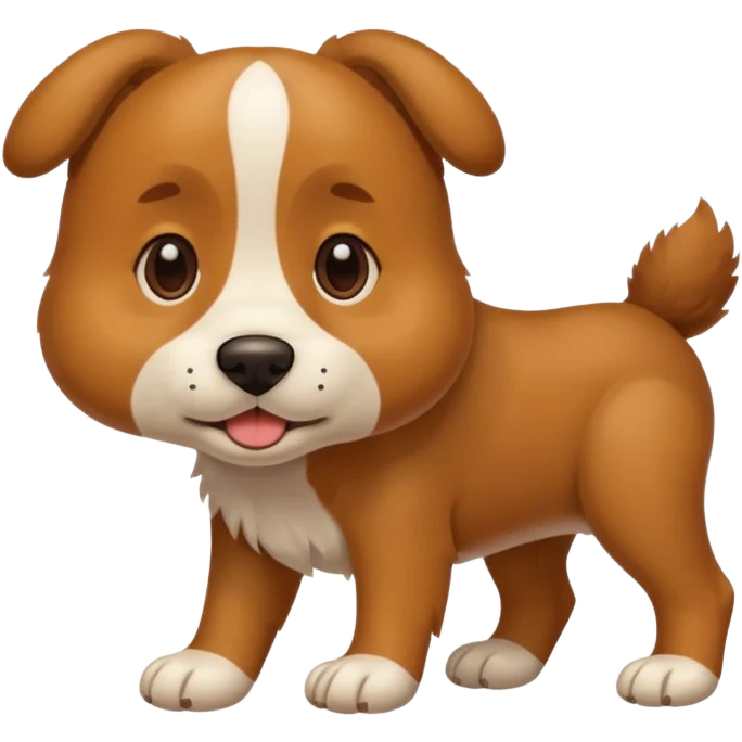 Dog with human feet  emoji