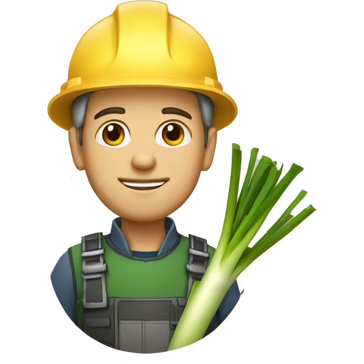 Leek engineer emoji