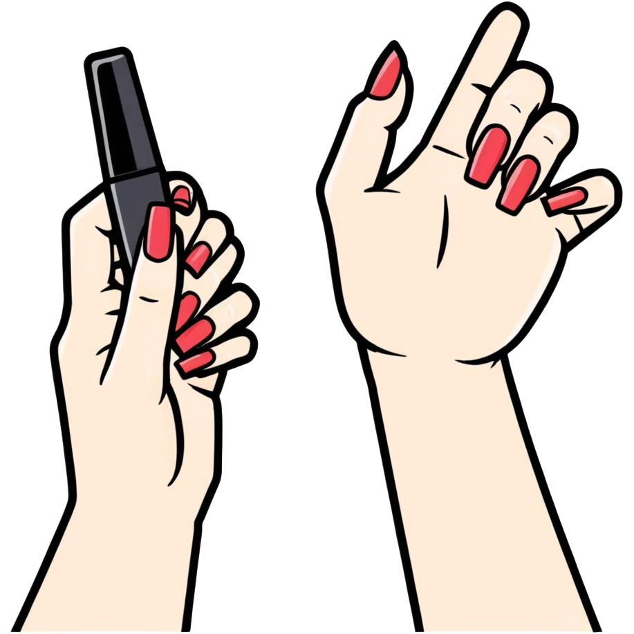 manicurist with manicure tool in one hand emoji