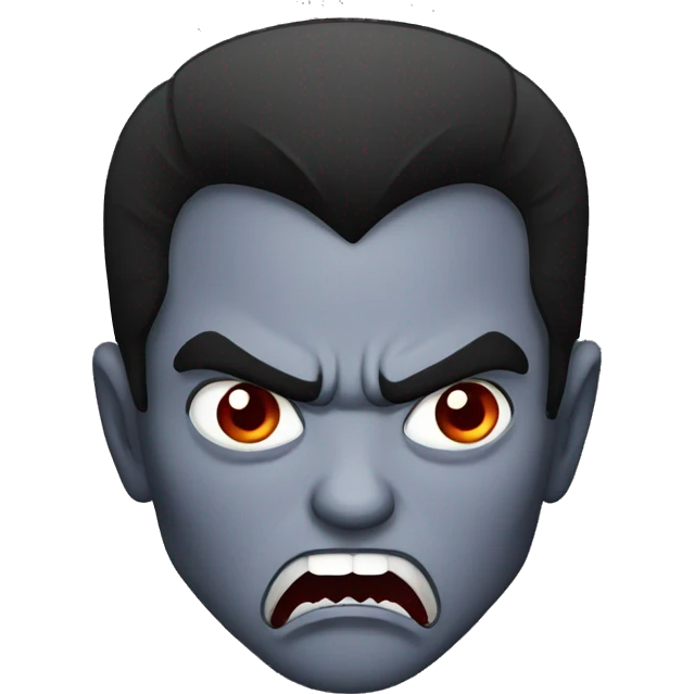 vampire angry  emoji