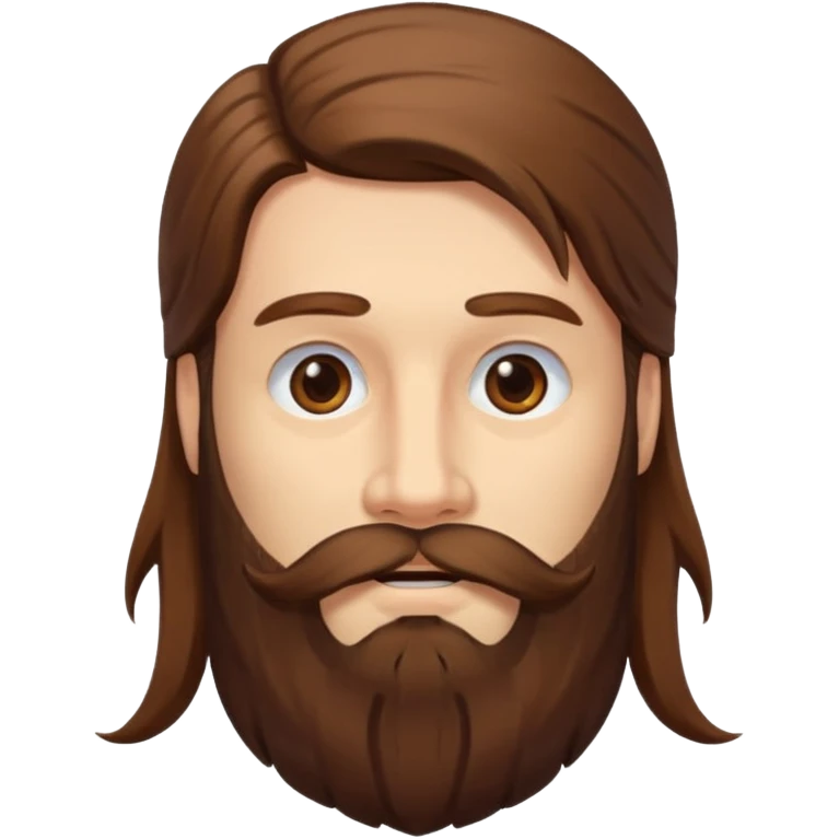 Really long beard emoji