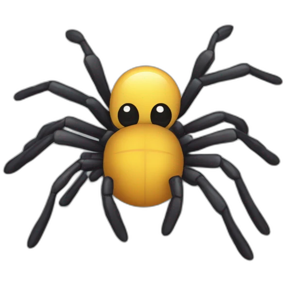 Une araignée qui met des slips emoji