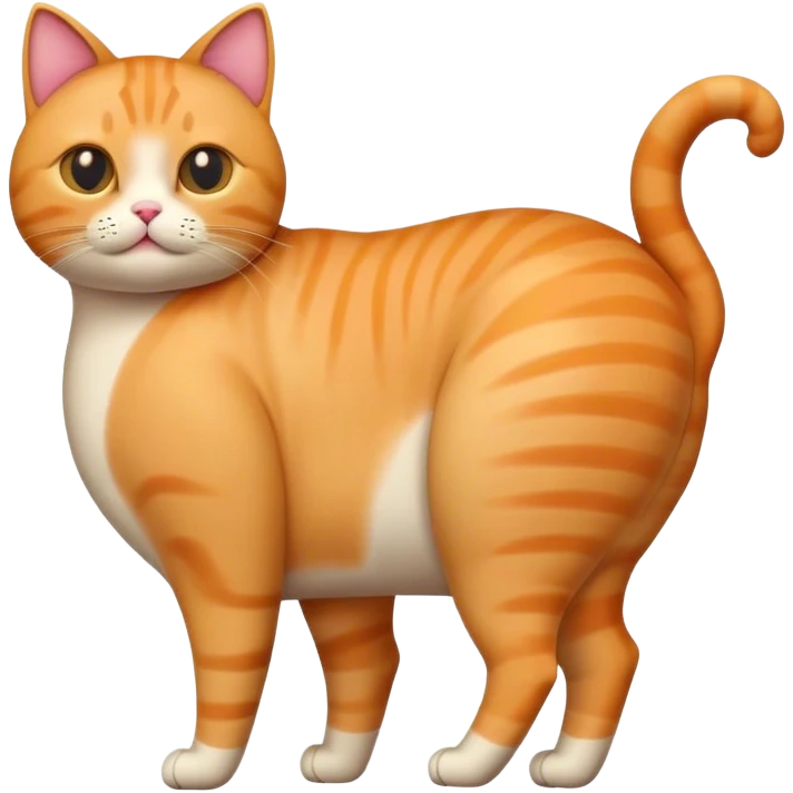  cat with big butt emoji